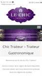 Mobile Screenshot of chictraiteur.com